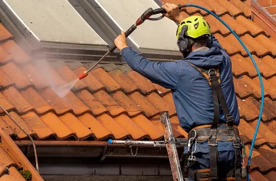 Démoussage et hydrofuge de toiture à Erloy